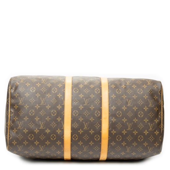 Louis Vuitton Keepall 55 en marrón Lienzo recubierto - Image 4