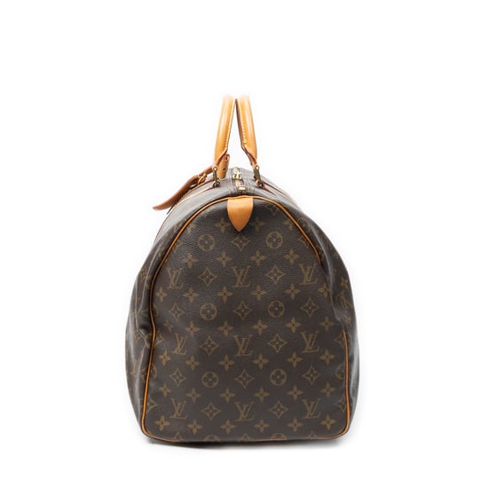 Louis Vuitton Keepall 55 en marrón Lienzo recubierto - Image 3