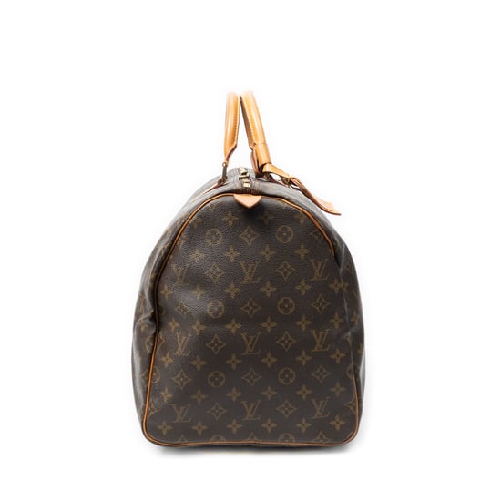 Louis Vuitton Keepall 55 en marrón Lienzo recubierto - Image 4
