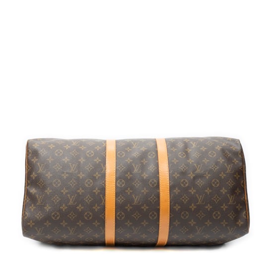Louis Vuitton Keepall 55 en marrón Lienzo recubierto - Image 6