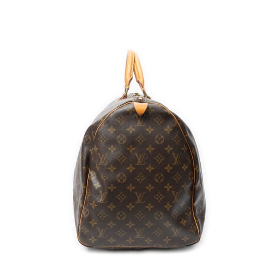 Louis Vuitton Keepall 60 en marrón Lienzo recubierto - Image 4