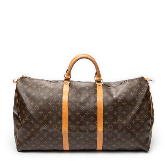 Louis Vuitton Keepall 60 en marrón Lienzo recubierto - Image 1