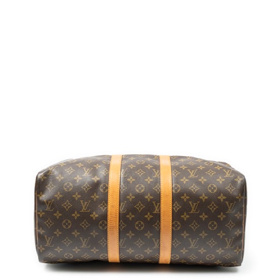 Louis Vuitton Keepall 45 en marrón Lienzo recubierto - Image 6