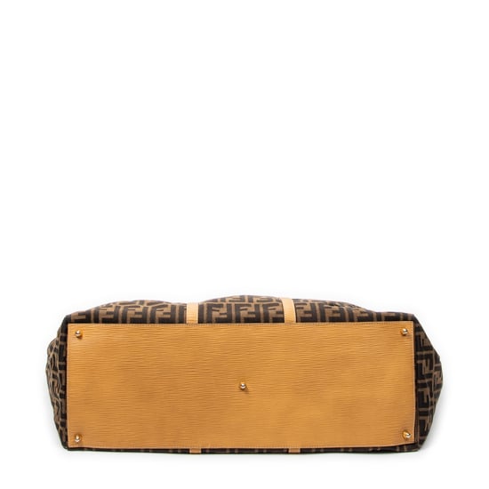 Fendi Collapsible Weekender en marrón Lienzo - Image 6
