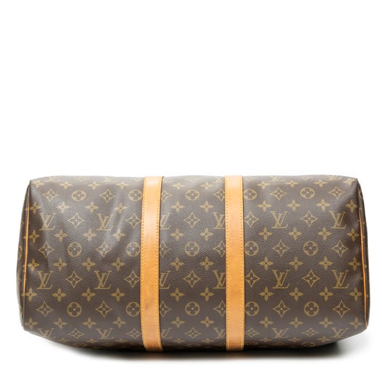 Louis Vuitton Keepall 45 en marrón Lienzo recubierto - Image 6