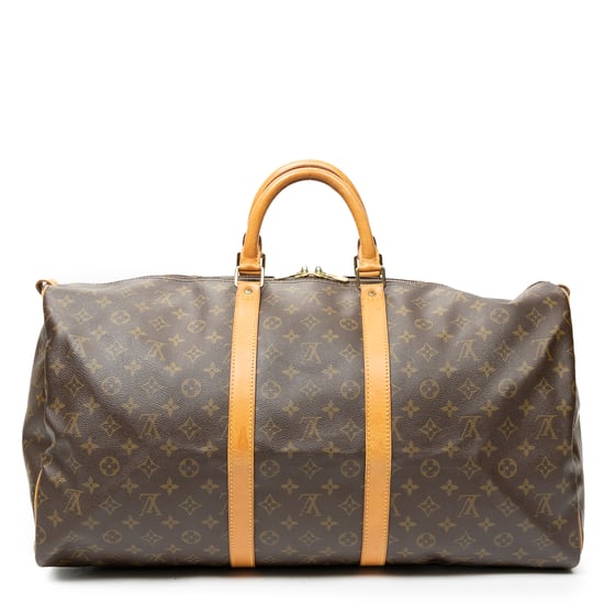 Louis Vuitton Keepall 55 en marrón Lienzo recubierto - Image 5