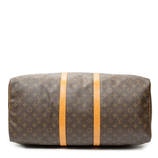 Louis Vuitton Keepall 55 en marrón Lienzo recubierto - Image 6