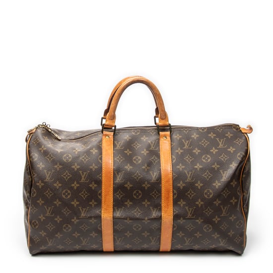 Louis Vuitton Keepall 50 en marrón Lienzo recubierto - Image 1