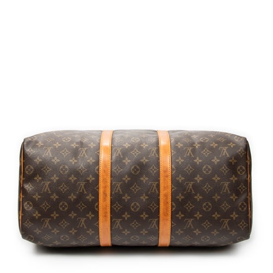 Louis Vuitton Keepall 50 en marrón Lienzo recubierto - Image 6