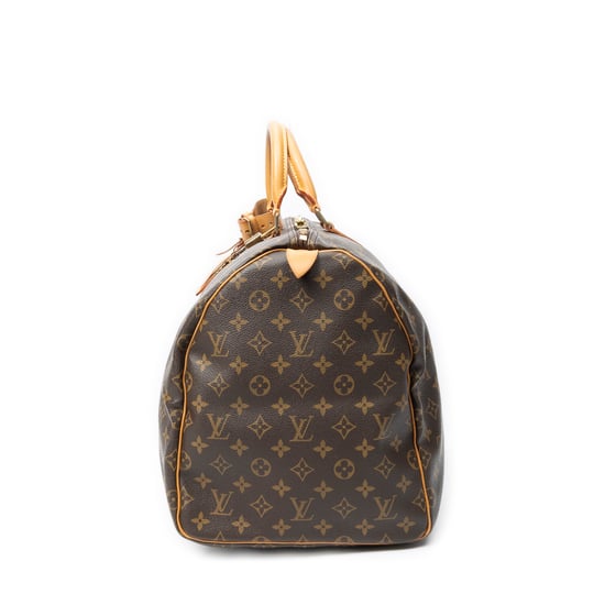 Louis Vuitton Keepall 55 en marrón Lienzo recubierto - Image 3