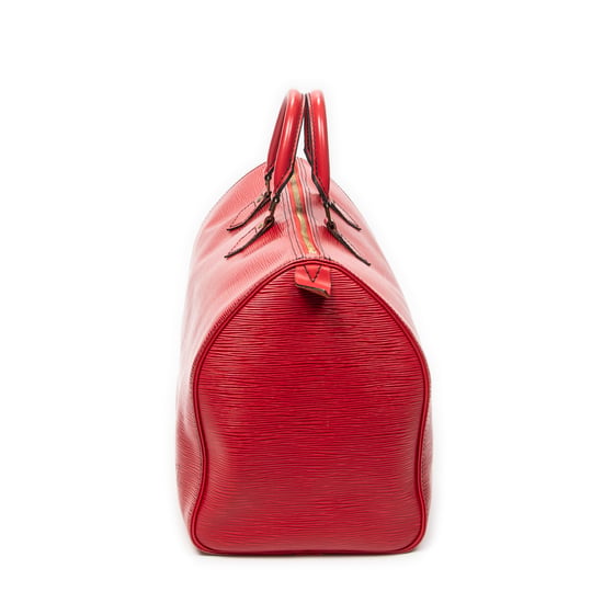 Louis Vuitton Speedy Black Stitching 40 en Red Cuero de ternero - Image 3