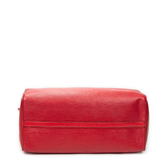 Louis Vuitton Speedy Black Stitching 40 en Red Cuero de ternero - Image 6