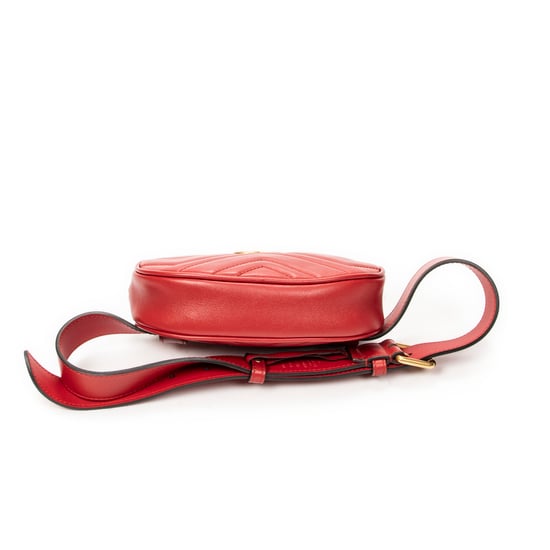 Gucci GG Marmont Belt Bag 85 en Red Cuero de ternero - Image 3