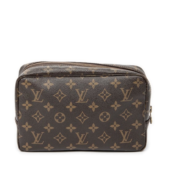 Louis Vuitton Toiletry Pouch PM en marrón Lienzo recubierto - Image 1