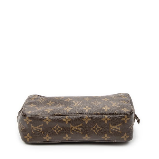 Louis Vuitton Toiletry Pouch PM en marrón Lienzo recubierto - Image 6
