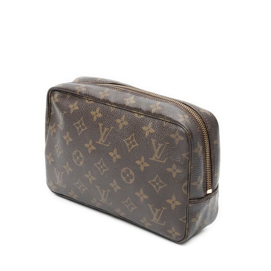 Louis Vuitton Toiletry Pouch PM en marrón Lienzo recubierto - Image 2