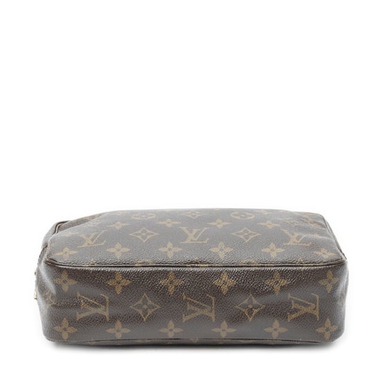 Louis Vuitton Toiletry Pouch PM en marrón Lienzo recubierto - Image 6