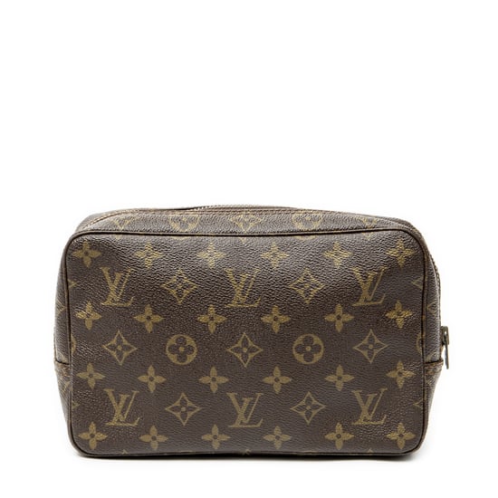 Louis Vuitton Toiletry Pouch PM en marrón Lienzo recubierto - Image 1