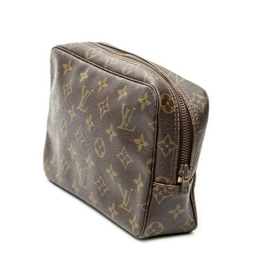 Louis Vuitton Toiletry Pouch PM en marrón Lienzo recubierto - Image 2