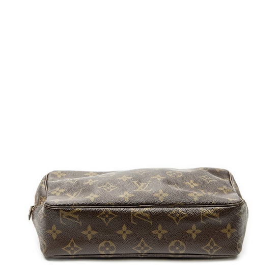 Louis Vuitton Toiletry Pouch PM en marrón Lienzo recubierto - Image 6