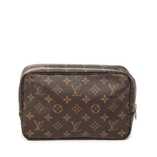 Louis Vuitton Toiletry Pouch PM en marrón Lienzo recubierto - Image 1