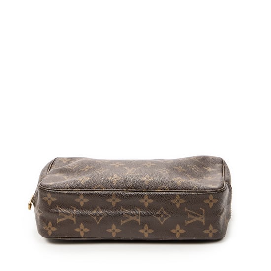 Louis Vuitton Toiletry Pouch PM en marrón Lienzo recubierto - Image 6