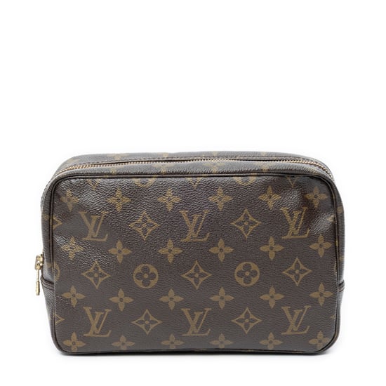 Louis Vuitton Toiletry Pouch PM en marrón Lienzo recubierto - Image 1