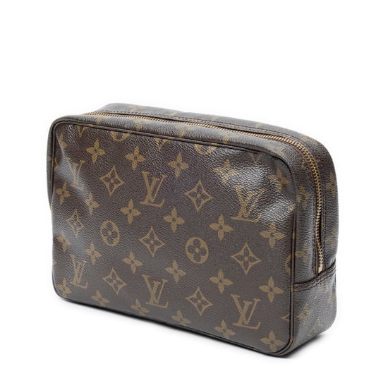 Louis Vuitton Toiletry Pouch PM en marrón Lienzo recubierto - Image 2