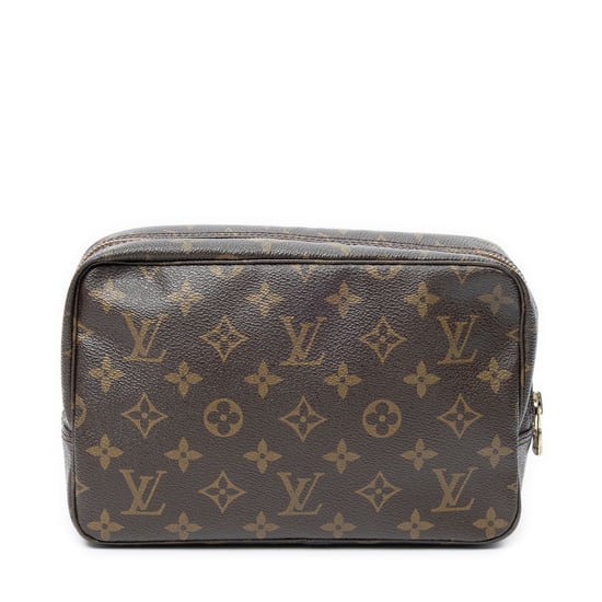 Louis Vuitton Toiletry Pouch PM en marrón Lienzo recubierto - Image 5