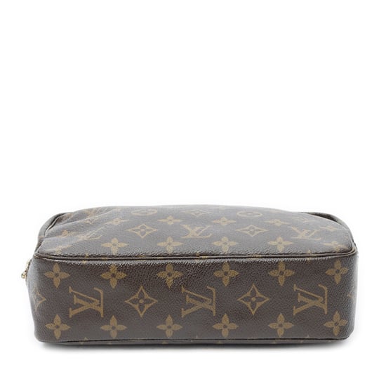 Louis Vuitton Toiletry Pouch PM en marrón Lienzo recubierto - Image 6