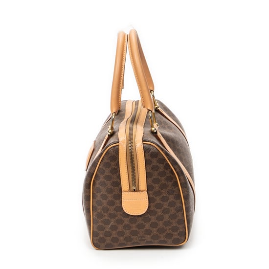 Celine Mini Boston en beige Lienzo recubierto - Image 3