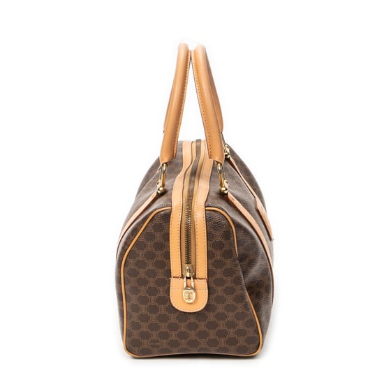 Celine Mini Boston en beige Lienzo recubierto - Image 4