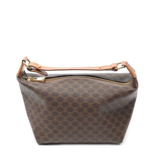 Celine Vintage Mini Handbag en marrón Lienzo recubierto - Image 1