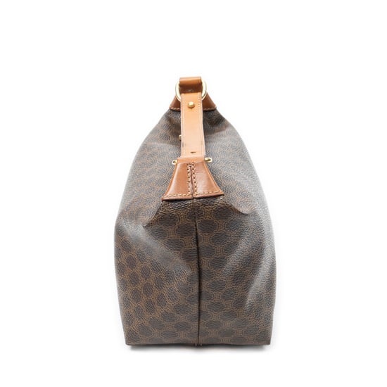Celine Vintage Mini Handbag en marrón Lienzo recubierto - Image 3