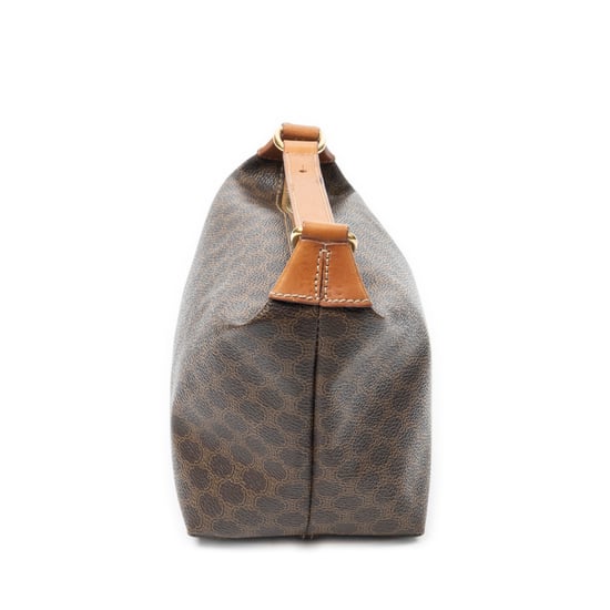 Celine Vintage Mini Handbag en marrón Lienzo recubierto - Image 4