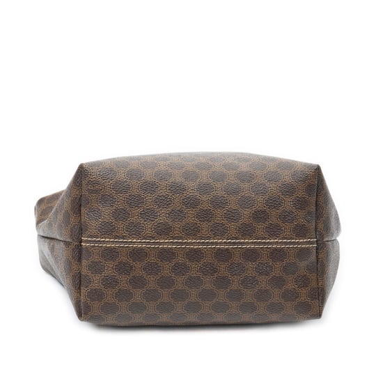 Celine Vintage Mini Handbag en marrón Lienzo recubierto - Image 6