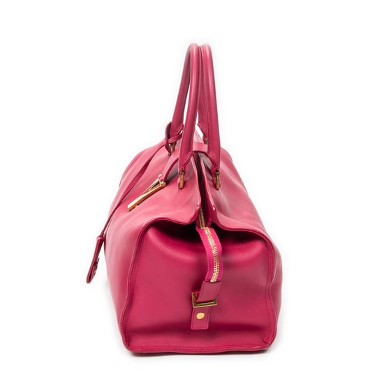Yves Saint Laurent Medium Classic Y Cabas en rosa Cuero de ternero - Image 3