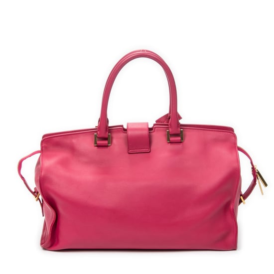 Yves Saint Laurent Medium Classic Y Cabas en rosa Cuero de ternero - Image 5
