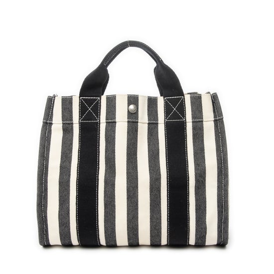 Hermès Cannes PM en negro Lienzo - Image 5