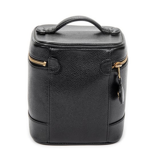Chanel Timeless Tall Vanity Case en negro Cuero de ternero - Image 5