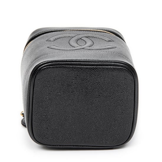 Chanel Timeless Tall Vanity Case en negro Cuero de ternero - Image 6