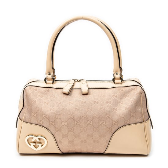 Gucci Lovely Heart Boston en rosa Lienzo - Image 1