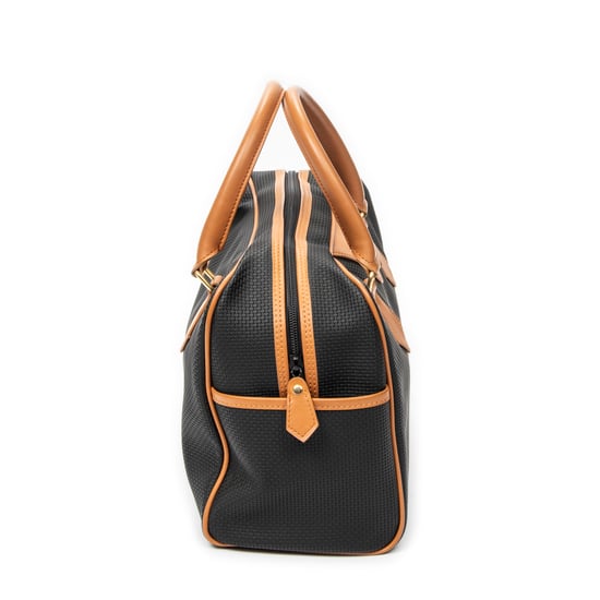 Yves Saint Laurent Vintage Boston en negro Lienzo recubierto - Image 4