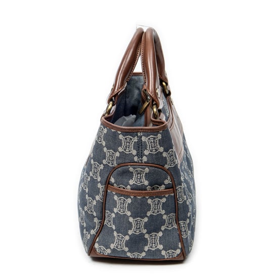 Celine Boogie Bag  en  Blue Lienzo - Image 3