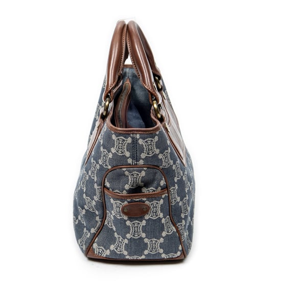Celine Boogie Bag  en  Blue Lienzo - Image 4