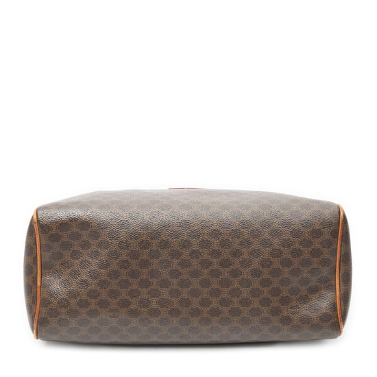 Celine Vintage Small Slip Pocket Boston  en  marrón Lienzo recubierto - Image 6