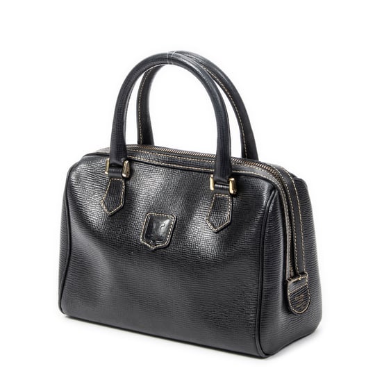 Celine Small Vintage Boston en negro Cuero de ternero - Image 2