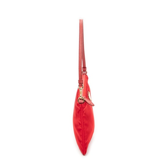 Prada Flat Zip Clutch en Red Lienzo - Image 4