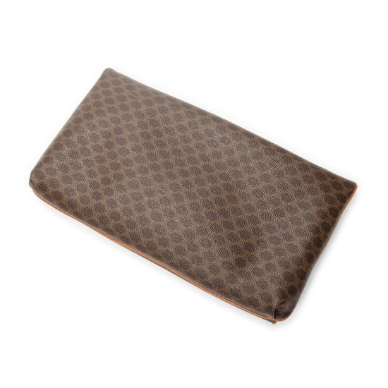 Celine Flap Clutch en marrón Lienzo recubierto - Image 2