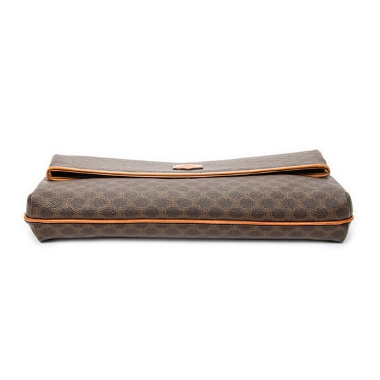 Celine Flap Clutch en marrón Lienzo recubierto - Image 3